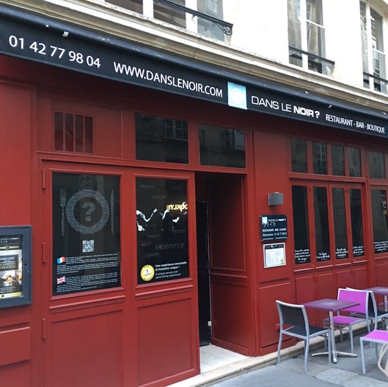 restaurant dans le noir paris